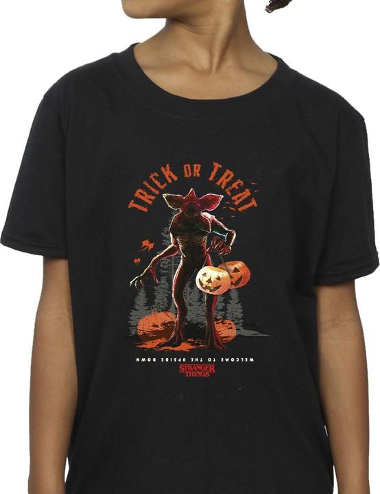 Produktbild Netflix Stranger Things Trick Or Treat Demagorgon TShirt Mädchen (152, 158)