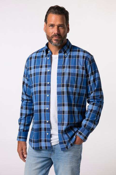 Produktbild JP1880 JP 1880 Karohemd, Langarm, Buttondown-Kragen, Modern Fit (XXL)