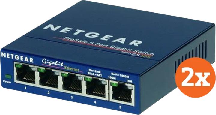 Produktbild Netgear GS105 Duo Pack (5 Ports)