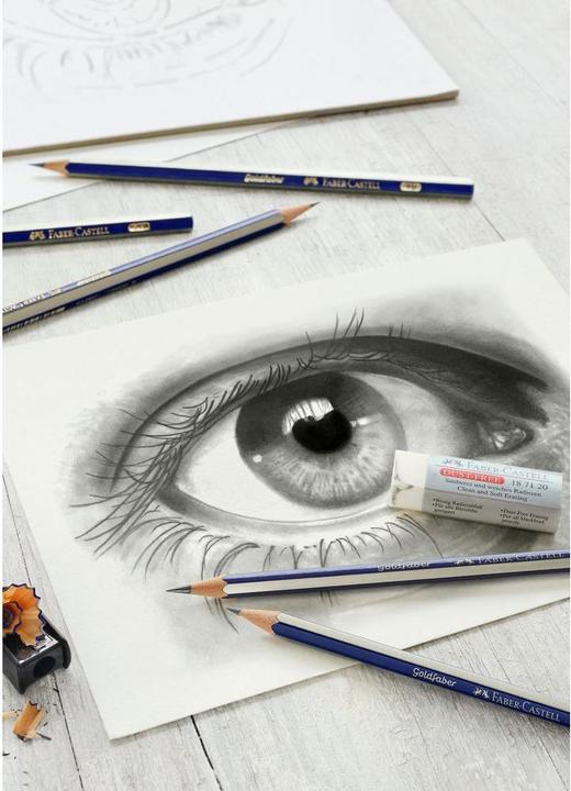 Produktbild Faber-Castell GOLDFABER - Bleistift Zeichenset (B, 2H, 6B, 2B, HB, 4B, 6 x)