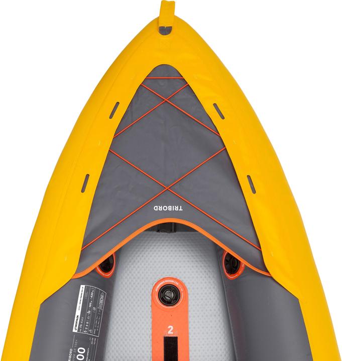 Immagine prodotto Tribord Kajak aufblasbar 2-Sitzer - 100+ gelb (2 pers.)