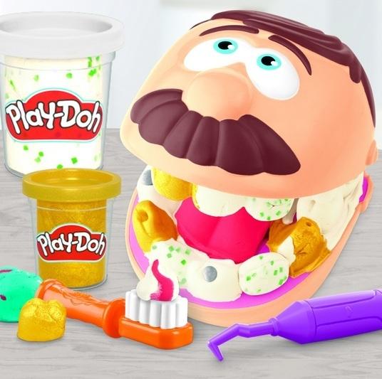 Actual product image Play-Doh Dentist Dr. Wiggle Tooth