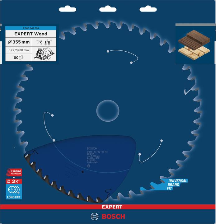 Image du produit Bosch Professional Zubehör Lame de scie circulaire Expert for Wood