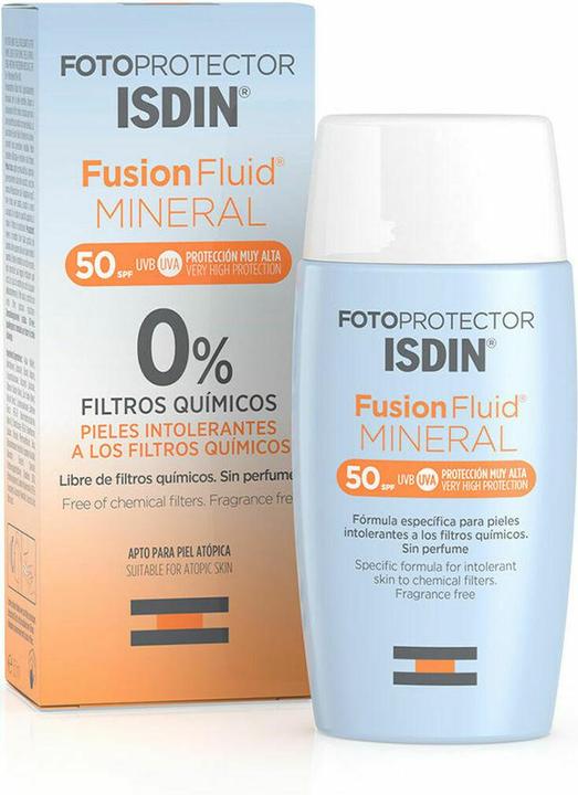 Isdin Fusion Fluid Mineral (Sonnencreme Gesicht, SPF 50, 50 ml)