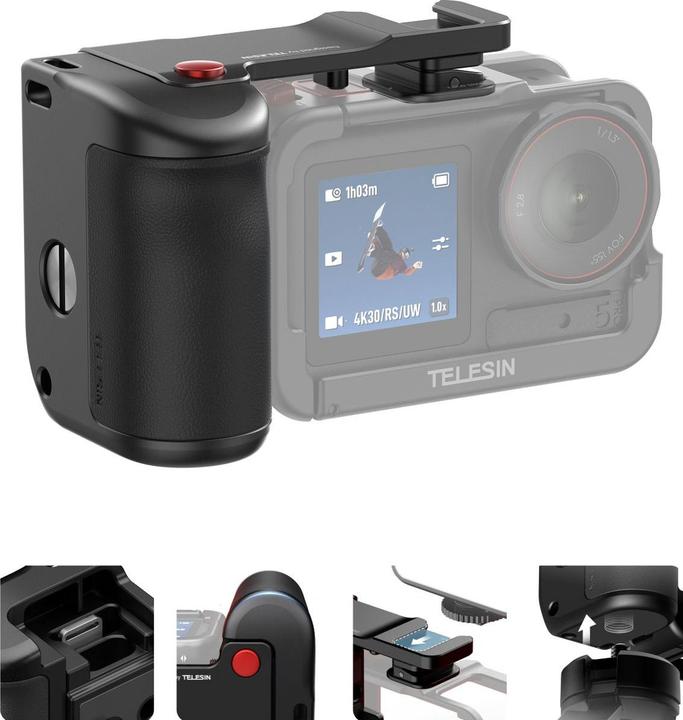 Image du produit Telesin Street Photography Grip For DJI Osmo Action 3/4/5