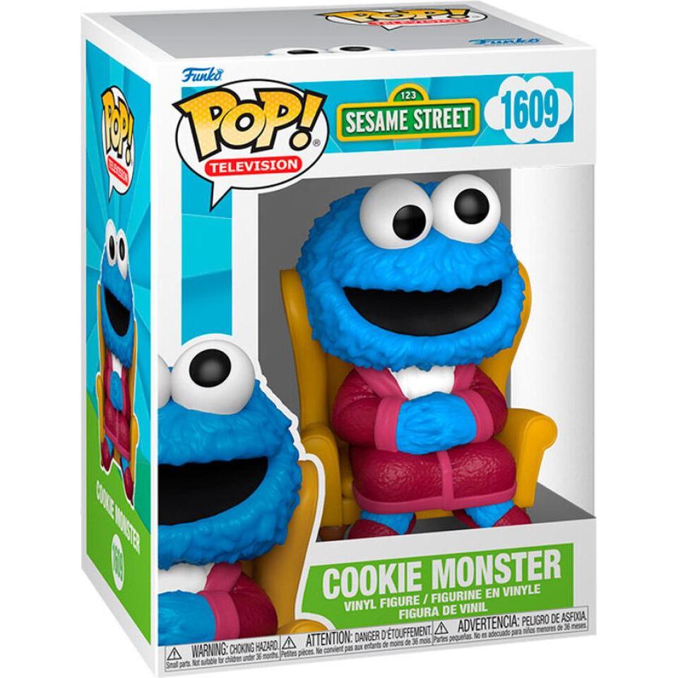 Thumbnail - Funko Sesamstrasse POP! TV Vinyl Figur Cookie Monster 9 cm