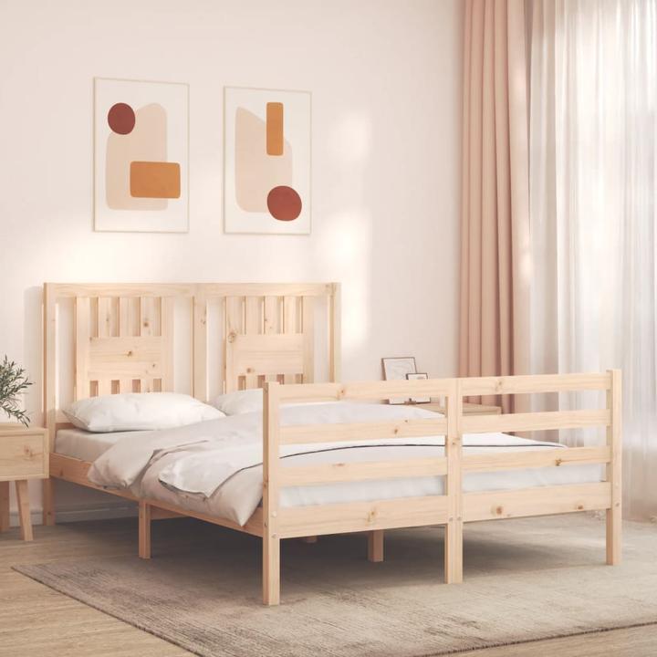 Produktbild vidaXL Bettrahmen (135 x 190 cm)