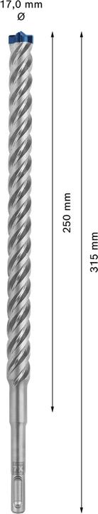 Actual product image Bosch Professional Zubehör Expert SDS plus-7X hammer drill, 17 x 250 x 315 mm (17 mm)