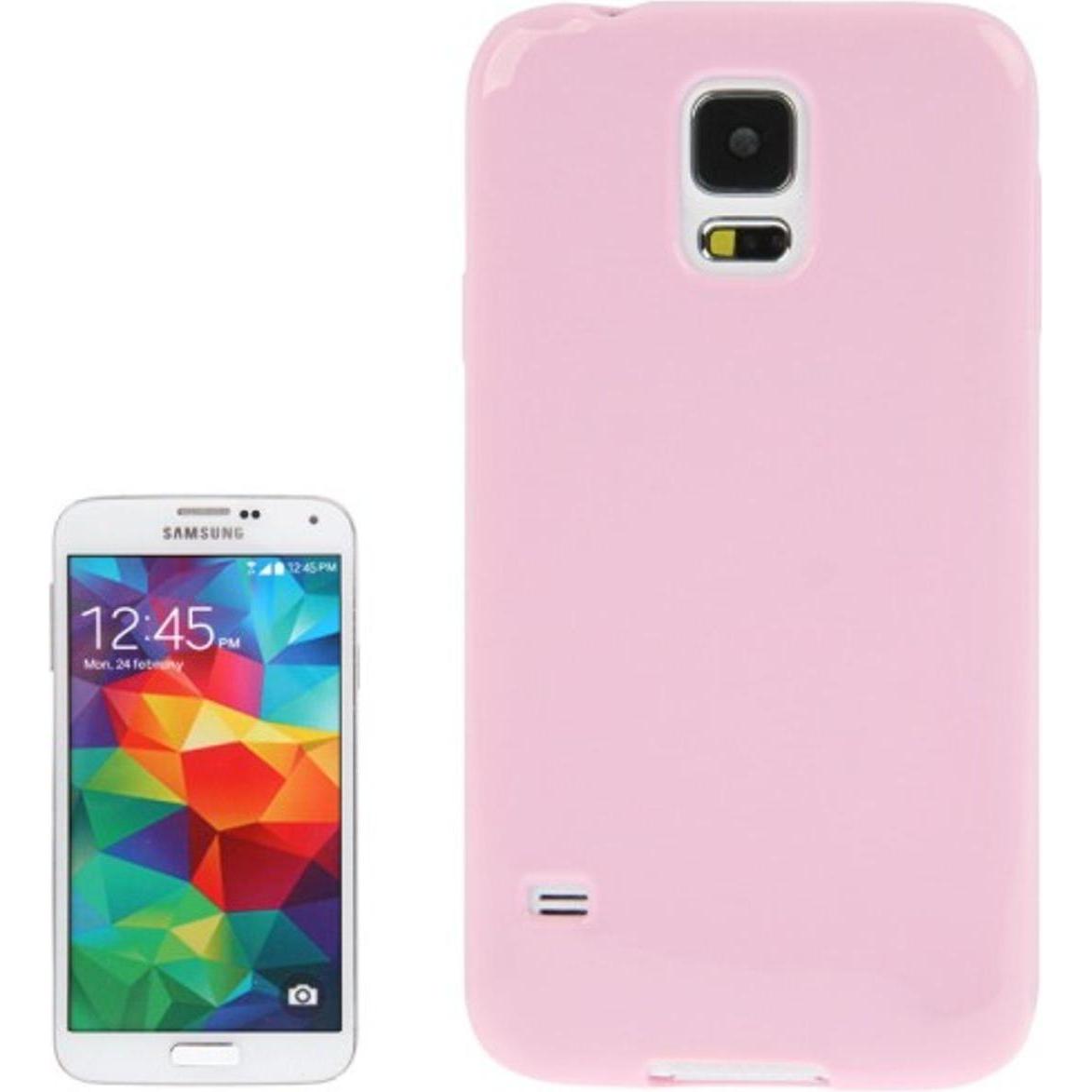 König Design Schutzhülle TPU Case für Handy Samsung Galaxy S5 / S5 Neo Rosa (Samsung Galaxy S5 Neo, Samsung Galaxy S5), ...