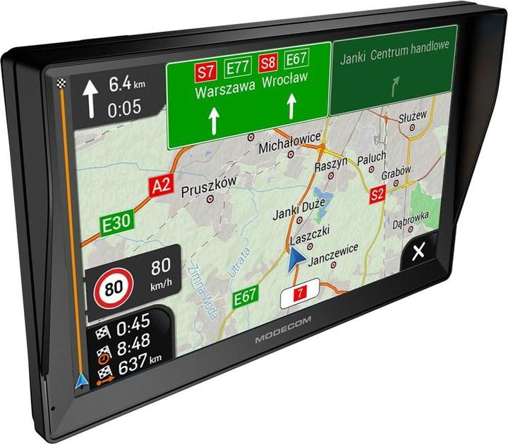 Actual product image Modecom FreeWAY CX 9.3 PLUS CAR NAVIGATION + iGO Navigation Truck (1 year update) (9")