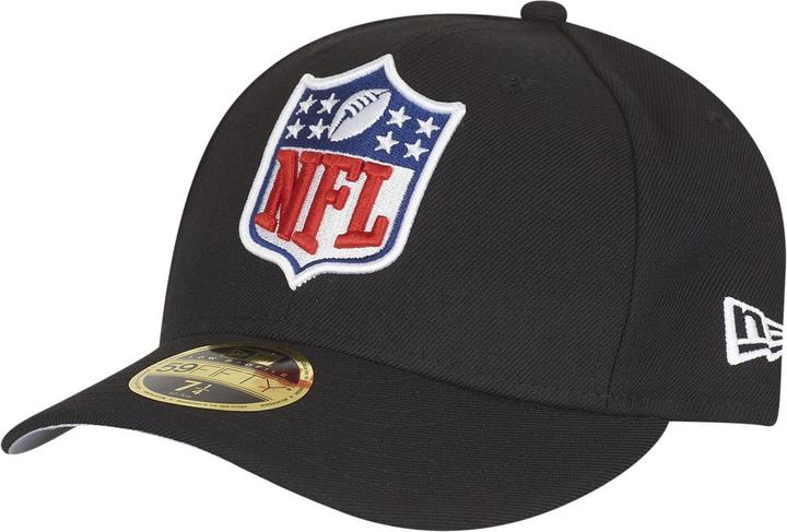 Produktbild New Era 59Fifty LOW PROFILE Cap - NFL Shield schwarz - 7 3/8 (7 3/8)