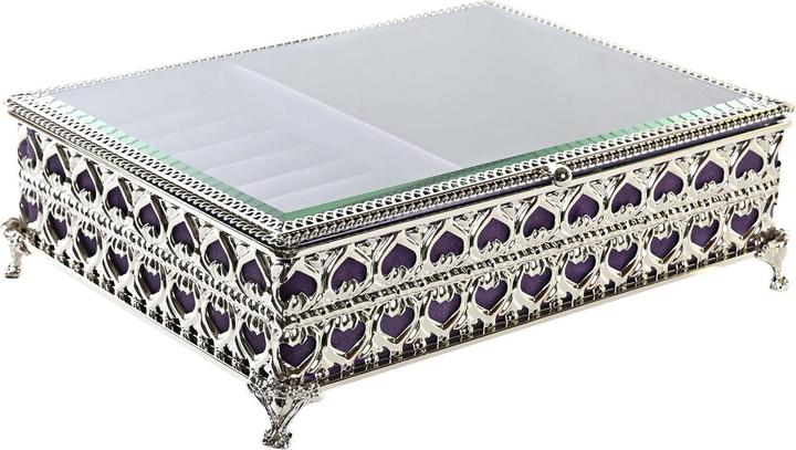Image du produit DKD Home Decor Jewelry box Crystal Metal (24 x 18 x 7 cm)