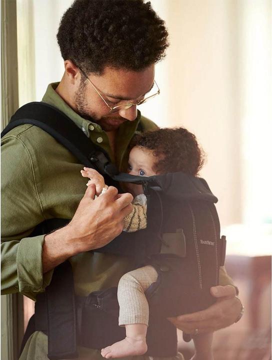 Actual product image BabyBjörn Carrier One Woven Baby Carrier, Black