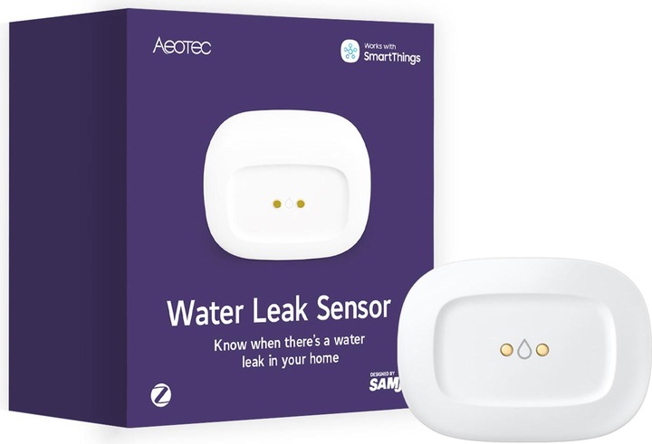 Actual product image Aeotec Samsung SmartThings Water Leak Sensor