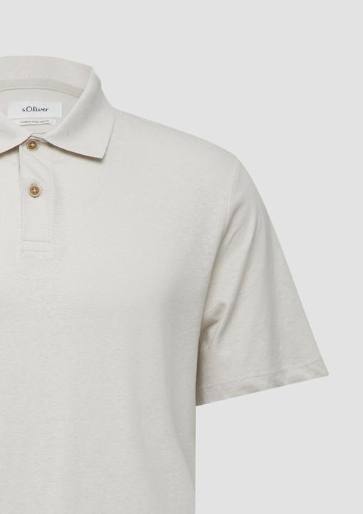 Produktbild S.Oliver Polo-Shirt Jersey-Poloshirt aus Leinenmix (3XL)