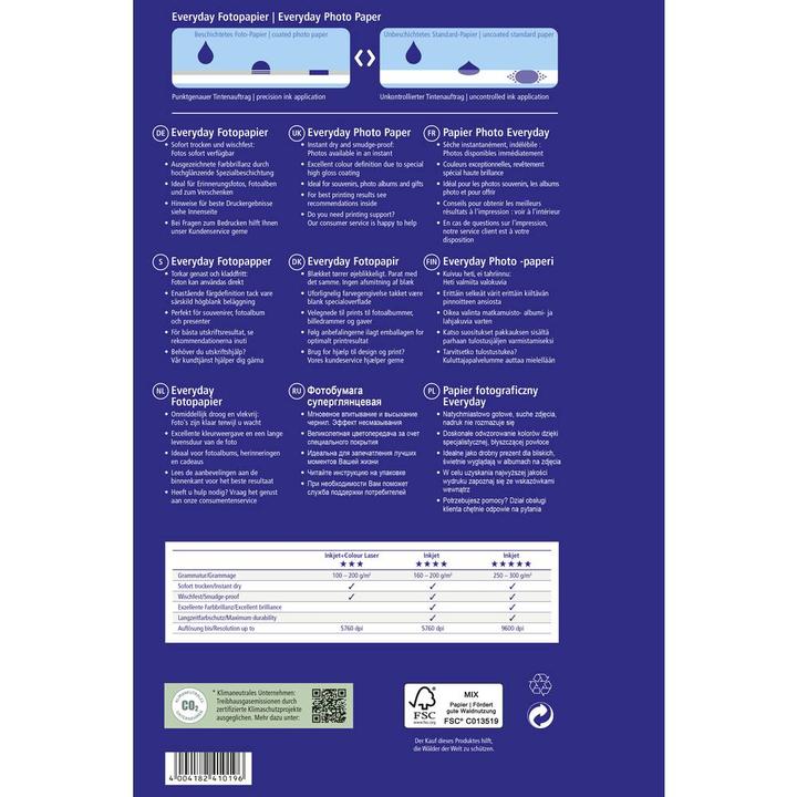Actual product image Avery Superior Inkjet Photo Paper A4 Big Pack (200 g/m², A4)