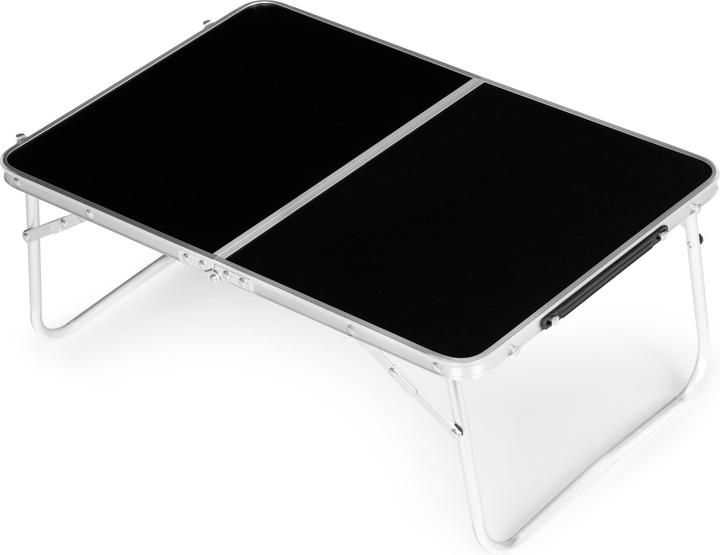 Produktbild MultiGarden Kleiner Camping-Picknicktisch klappbar 60x40 cm Schwarz