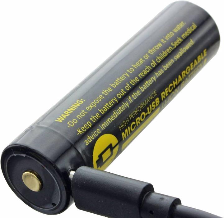 Image du produit AccuCell Batterie 21700, avec port USB pour la recharger (1 pcs, 21700, 4000 mAh)