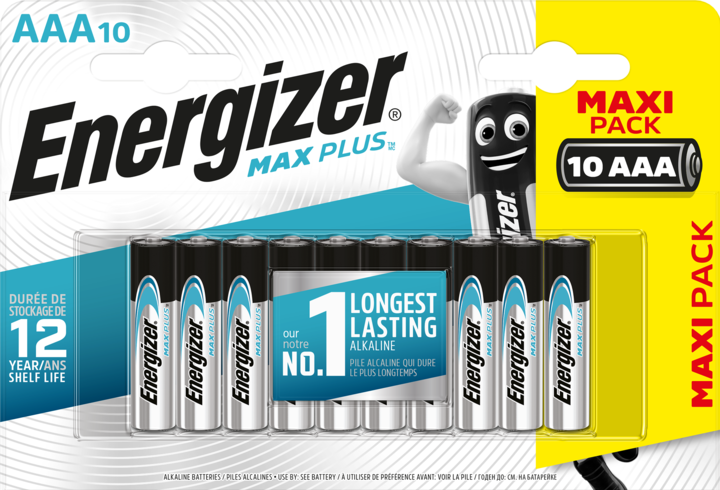 Produktbild Energizer Max Plus Alkaline (10 Stk., AAA)