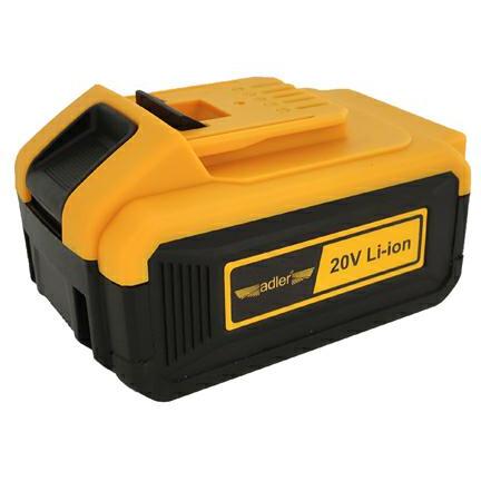 Adler, Batteria + Caricatore, ACCUMULATORE 20V / 5Ah (20 V)