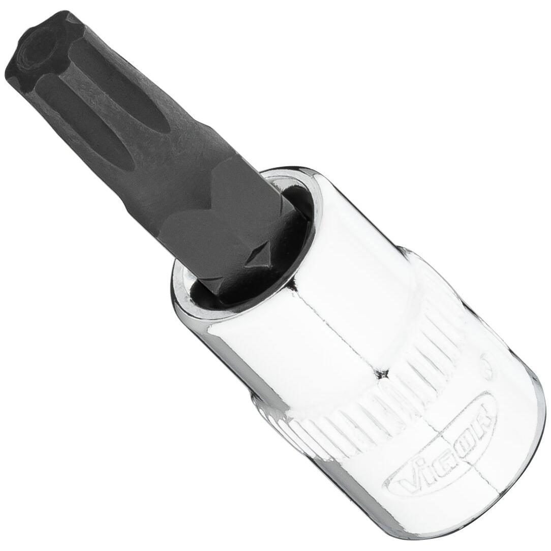 Vigor, Steckschlüssel + Stecknuss, 1/4" T SCHRAUBENDR. EINSATZ IP30