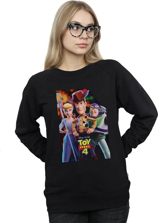 Produktbild Disney Toy Story 4 Buzz Woody And Bo Peep Poster Sweatshirt (S)