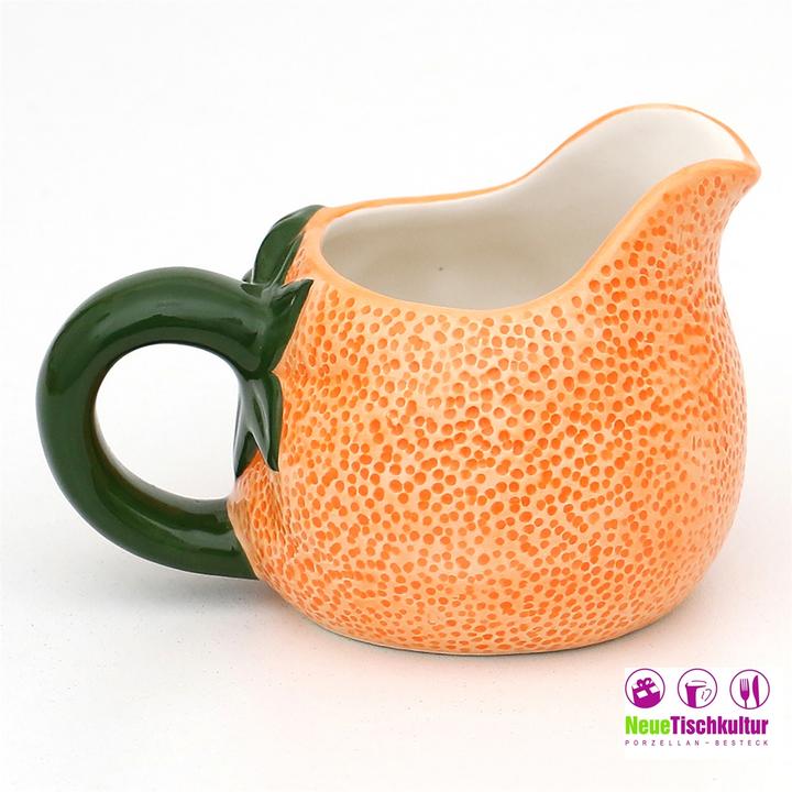 Actual product image neuetischkultur Milchkännchen mit Gesicht Orange (0.75 l)