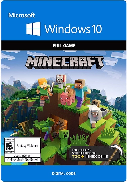 Actual product image Microsoft Minecraft: Windows 10 Starter Collection (PC)