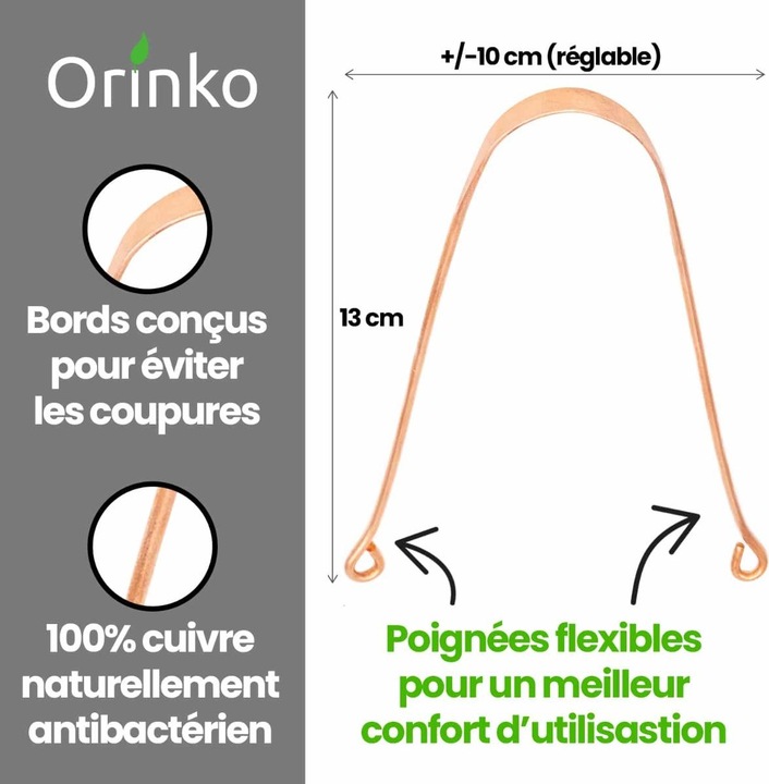 Image du produit Orinko Grattoir à langue (Racleur de langue, 1 x)