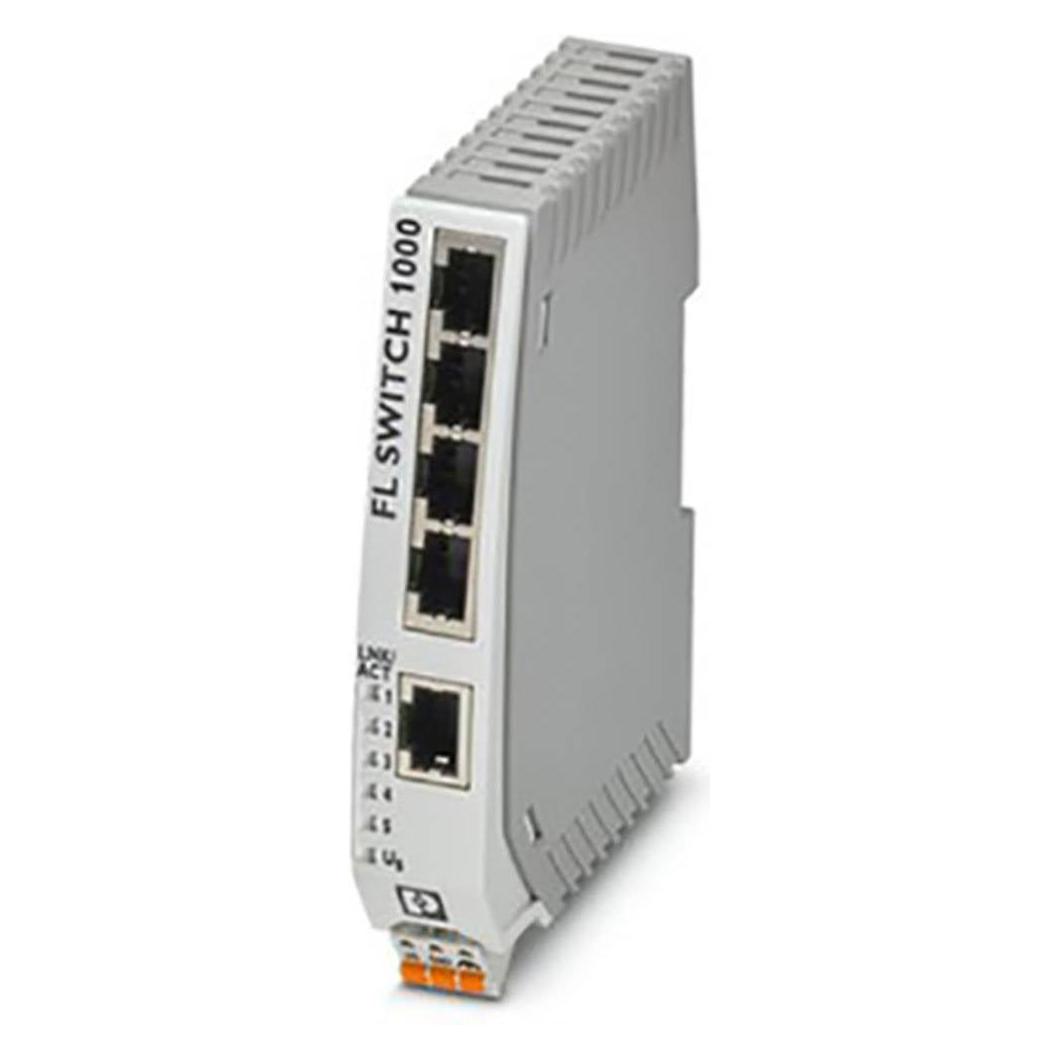 Phoenix Contact Phoenix FL SWITCH 1005N 1085039 Industrial Ethernet Switch (5 Ports), Netzwerk Switch