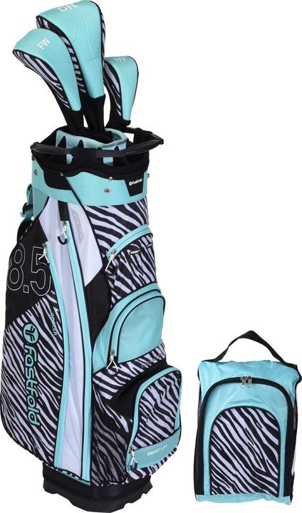 Produktbild FastFold FF Cartbag LADIES mint/weiss/schwarz - animal print