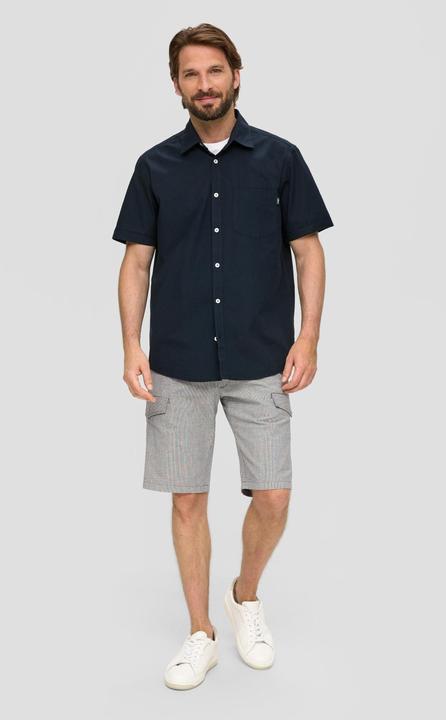 Immagine prodotto s.Oliver Hemd Baumwollhemd mit Musterstruktur (S)