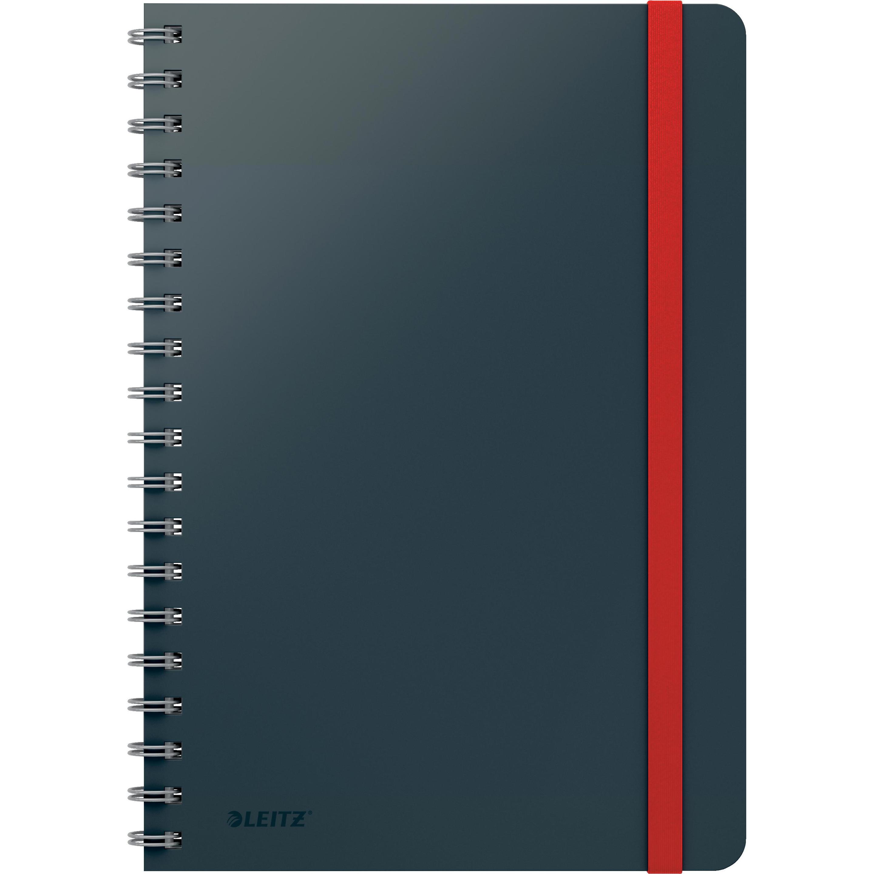 Leitz, Heft + Block, Collegeblock Cosy B5, Liniert, Grau (B5, Liniert)