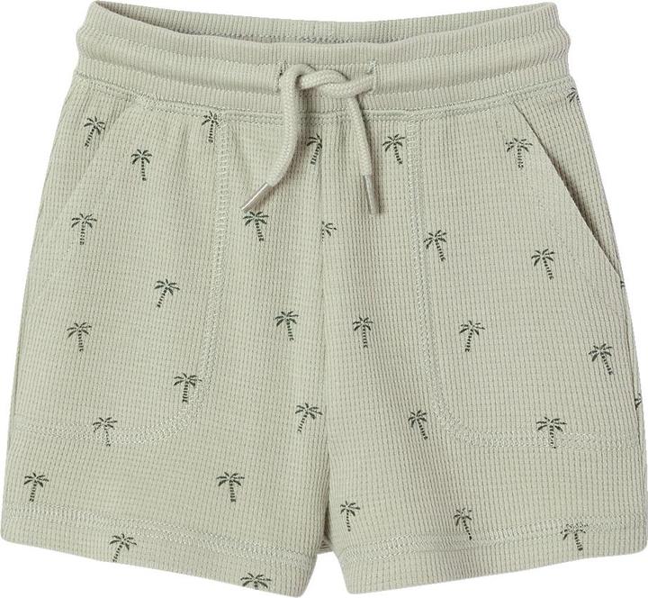 Produktbild Vertbaudet Bio-Kollektion: Baby Shorts aus Waffelpikee mit Palmen