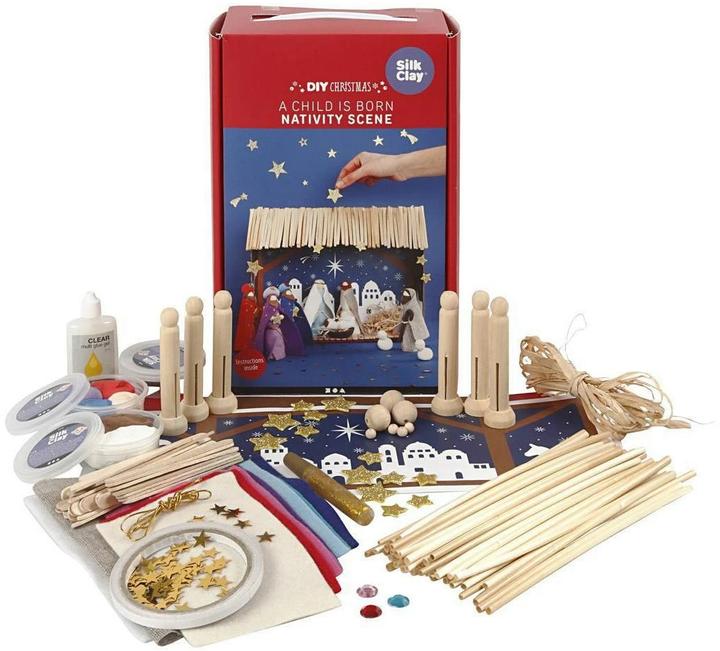 Produktbild Creativ Company Bastelset Weihnachtskrippe