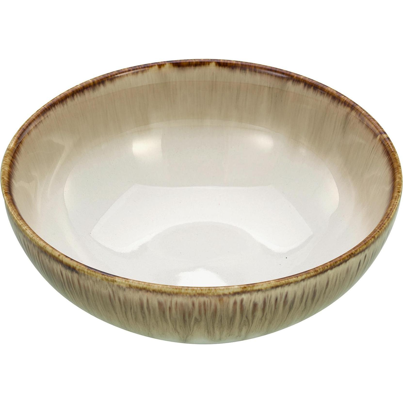 6x CreaTable Smoothie Bowl 16cm stein, Schüssel + Schale, Braun