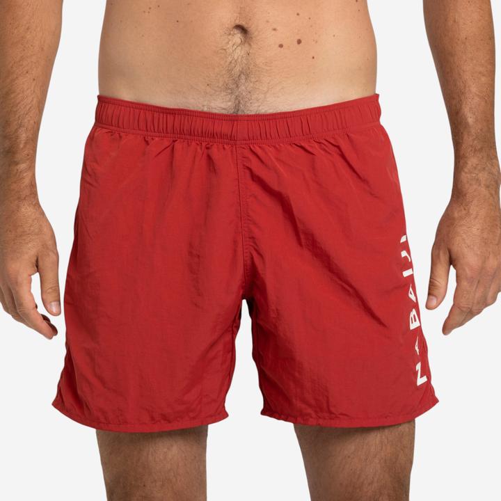 Nabaiji Schwimmshorts Herren - 100 rot (38)