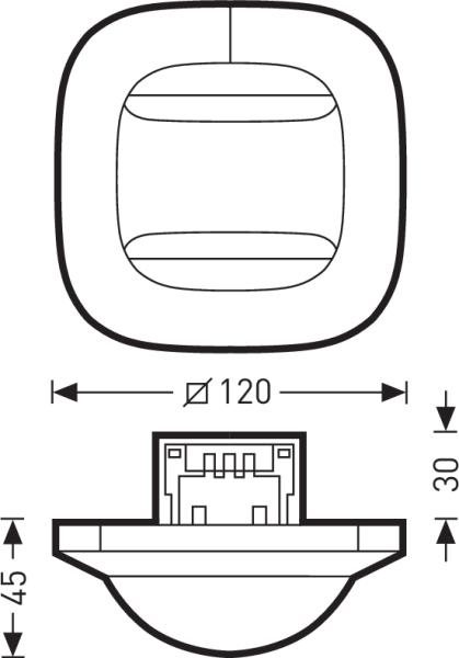 Actual product image Trilux TRIL light sensor (10 m)