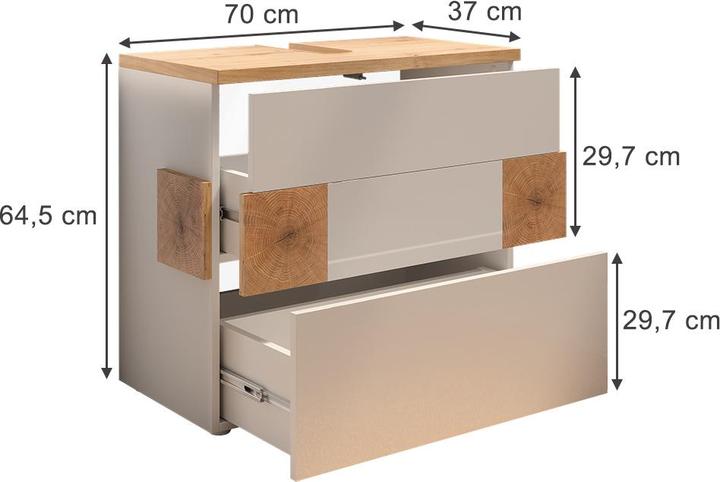 Produktbild Vicco Eden (70 x 37 x 64.50 cm)