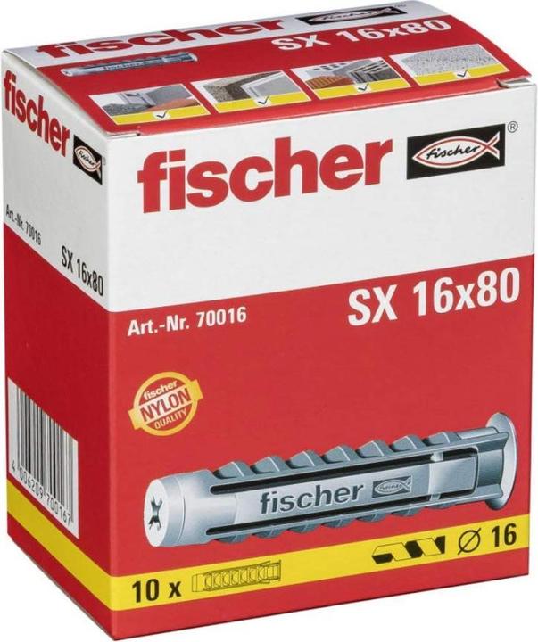 Produktbild Fischer SB Nylondübel Duopower mit Rundhaken (10 Stk.)