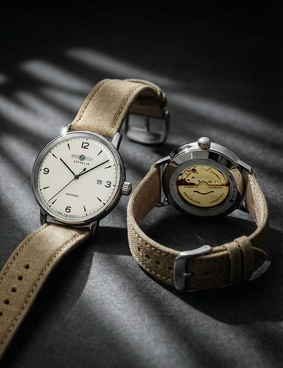 Produktbild Zeppelin Sehen Sie sich die Hindenburg Automatikuhr 80645n an (Analoguhr, 40 mm)