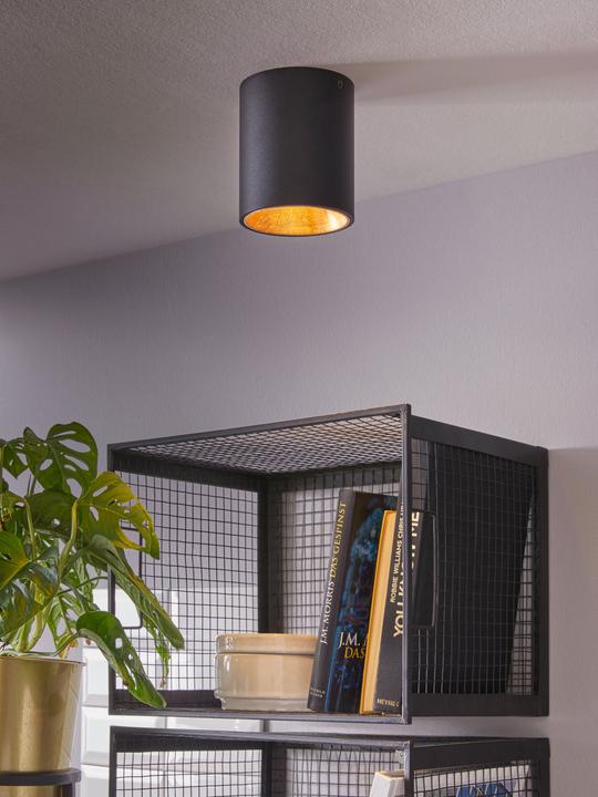 Produktbild EGLO POLASSO Deckenleuchte schwarz, gold (340 lm)