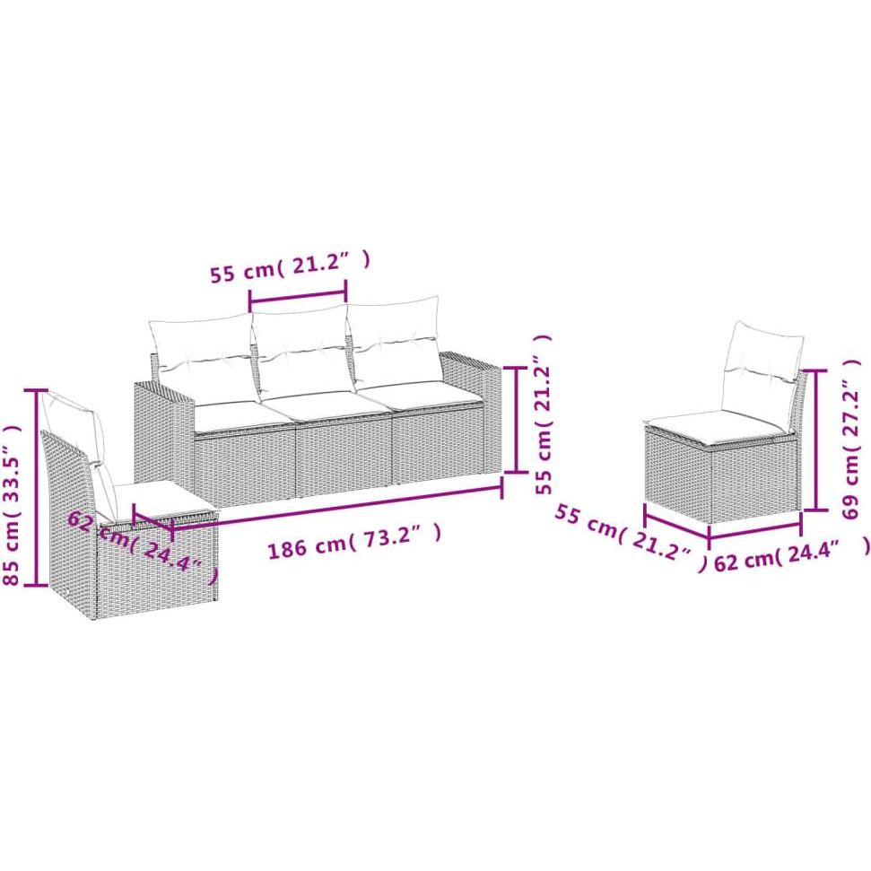 Thumbnail - VidaXL, Gartenlounge, tigress