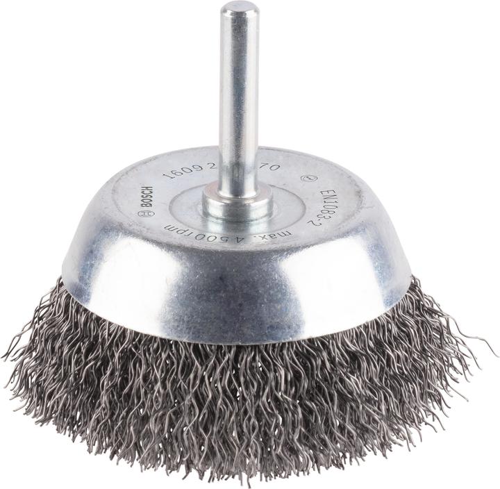 Actual product image Bosch Professional Zubehör PRO Metal clean cup brush, straight shaft, 70 x 0.3 mm (Coarse)