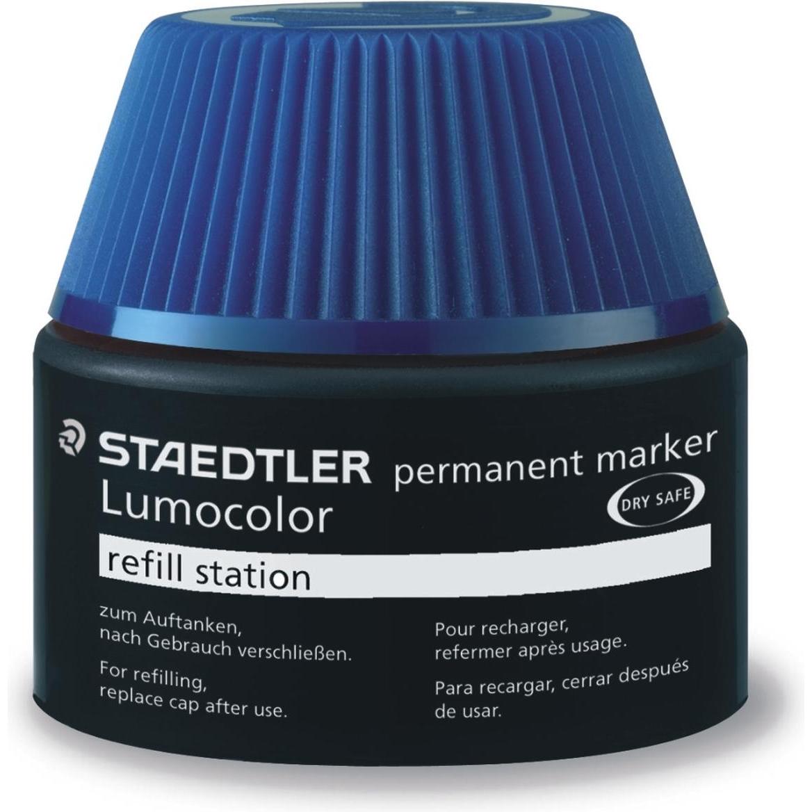 Thumbnail - Staedtler, Marker, Lumocolor permanent marker 488 50 Nachfüllstation für marker 350 und 352, Einzelprodukt, blau (Blau, ...