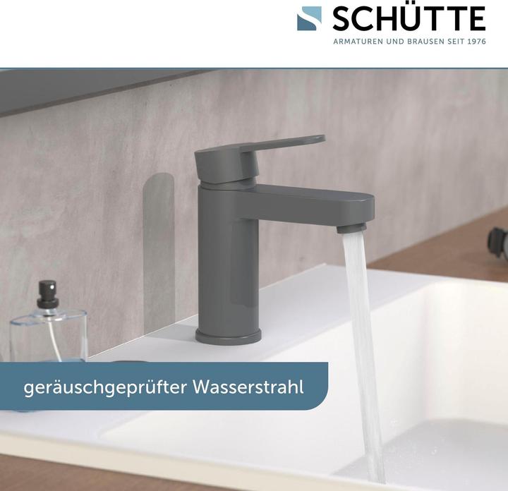 Produktbild Schütte Wasserhahn Bad ELEPHANT Waschtischarmatur Anthrazit matt Einhebelmischer Mischbatterie 34214