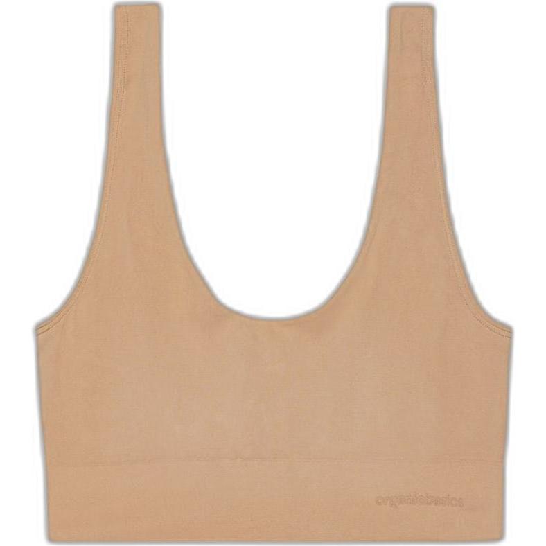 Organic, BH, damen-port-bh baic mooth, Braun, (S)