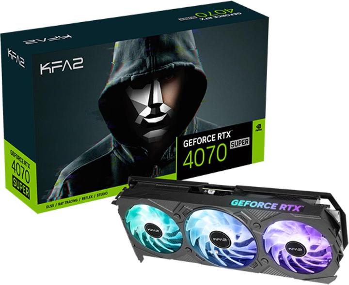 Produktbild KFA2 GeForce RTX 4070 Super EX GAMER 1-Click OC (12 GB)