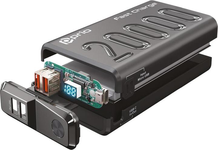 Image du produit prio Power Bank (20000 mAh, 22.50 W, 74 Wh)