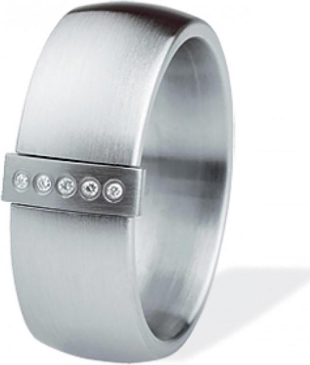 Produktbild Xen Bandring Navette mit 5 Brillanten 0,06 ct. TW/vs (51)